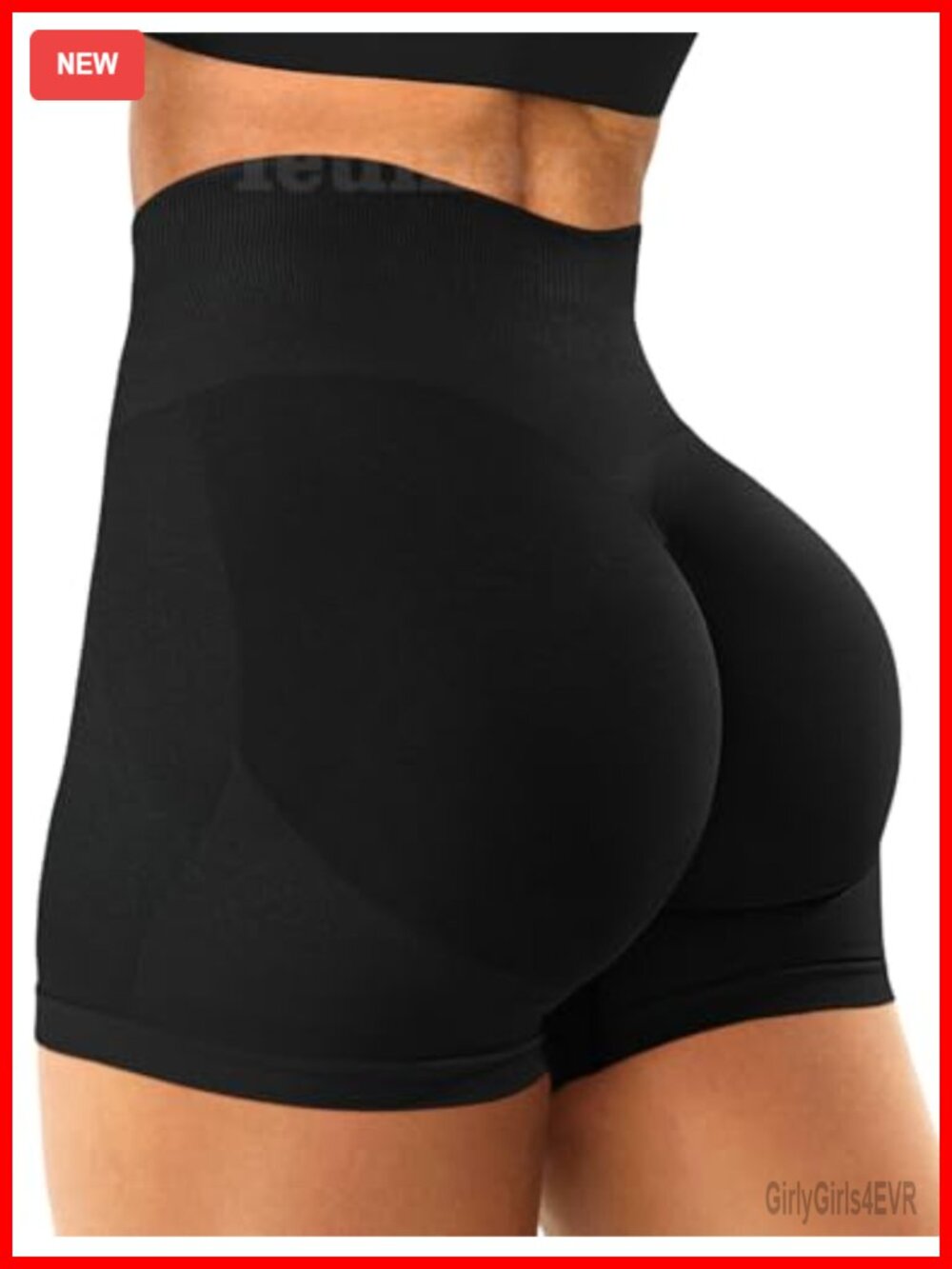 Women's 5" Inseam Seamless Biker Shorts Mid-Rise Tummy Control Gym Yoga